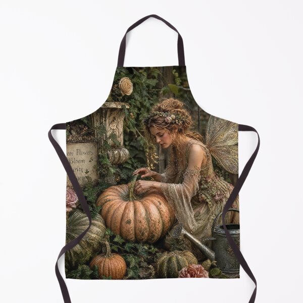 Item preview, Autumn Pumpkin Fairy Garden Magic designed and sold by Storybook Botanica.
