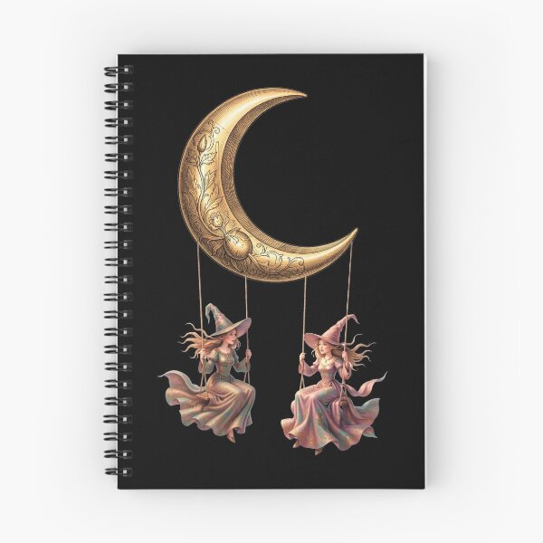 Item preview,  Witches on a swing. On the moon. designed and sold by MagelliShop.
