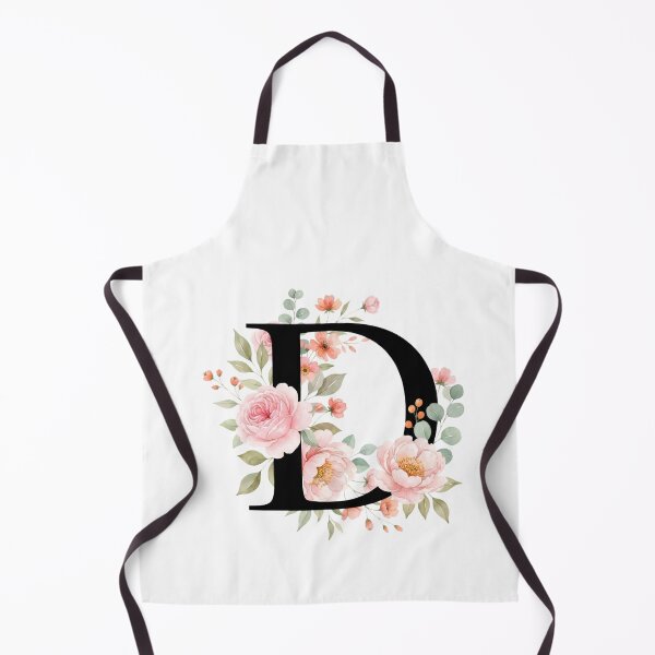 Item preview, Rlegant Letter D Floral Watercolor Monogram designed and sold by ITCHAWAWAA.