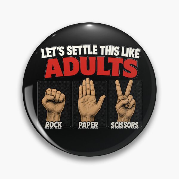Item preview, Let's Settle This Like Adults Rock Paper Scissors designed and sold by TshirtsOnline-.