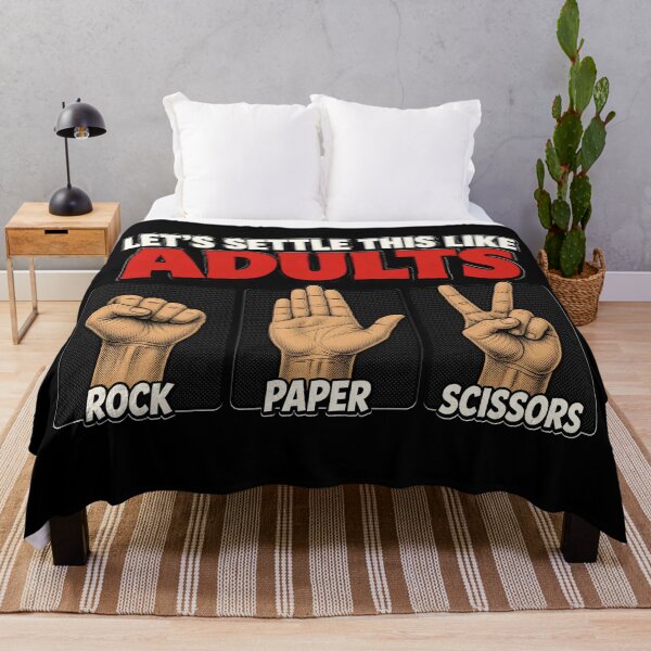 Item preview, Let's Settle This Like Adults Rock Paper Scissors designed and sold by TshirtsOnline-.