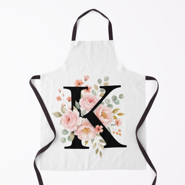 Item preview, Elegant Letter K Floral Watercolor Monogram designed and sold by ITCHAWAWAA.