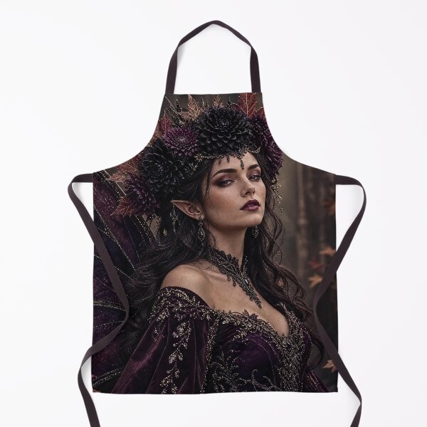 Item preview, Queen of the Midnight Dahlias Fairy designed and sold by Storybook Botanica.