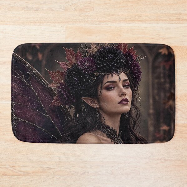 Item preview, Queen of the Midnight Dahlias Fairy designed and sold by Storybook Botanica.