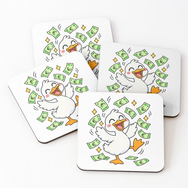 Item preview, Happy Duck with Euro Money designed and sold by Medya-Tivation.