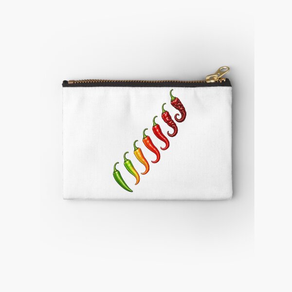 Item preview, Chili Pepper Heat Progression Colorful Food Illustration designed and sold by Artmares.