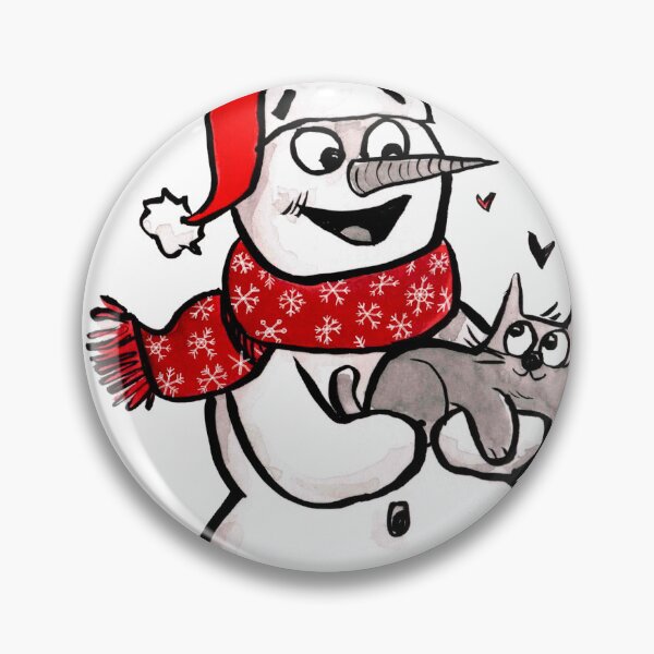 Item preview, Snowman meets Cat designed and sold by Grasdal.