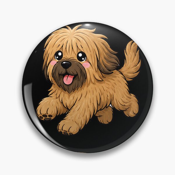 Item preview, Cute Briard stickers and apparel design designed and sold by rafaeltto.
