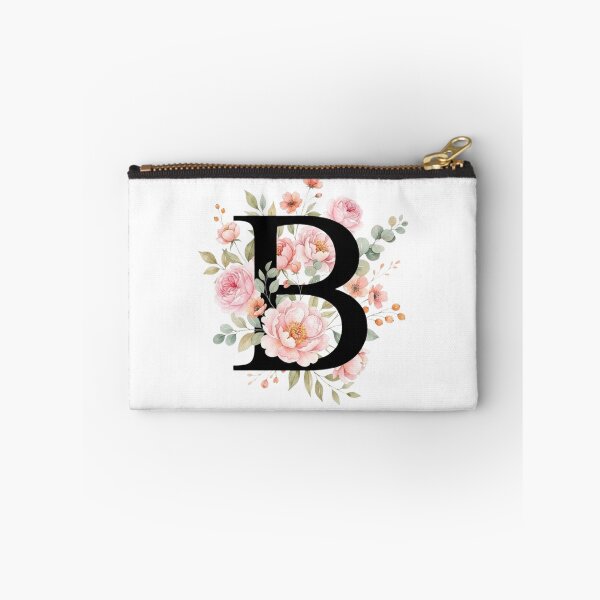 Item preview, Elegant Letter B Floral Watercolor Monogram designed and sold by ITCHAWAWAA.