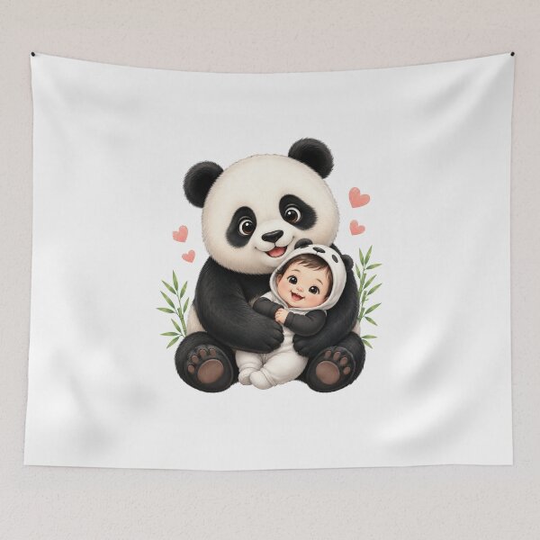 Item preview, Cute Baby Panda - Sweet Kawaii Animal Illustration designed and sold by everyone cloth house.