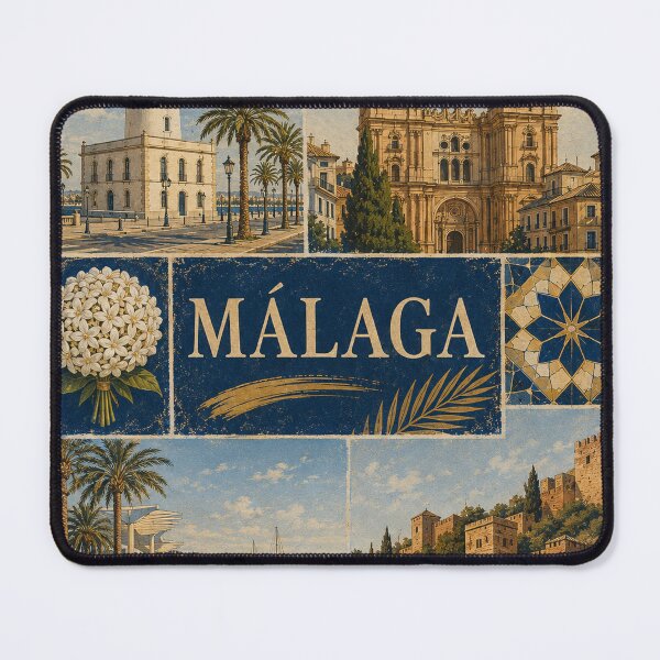 Item preview, Malaga Spain Vintage Travel Poster - Retro Costa del Sol  Art designed and sold by PrintGo26.