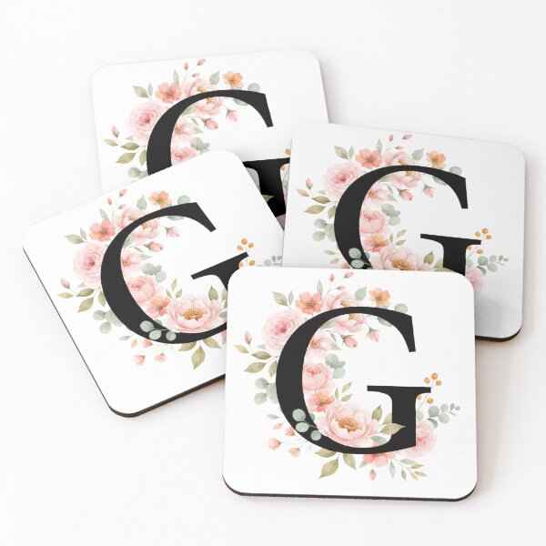Item preview, Elegant Letter G Floral Watercolor Monogram designed and sold by ITCHAWAWAA.