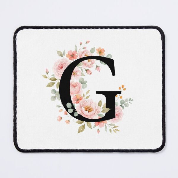Item preview, Elegant Letter G Floral Watercolor Monogram designed and sold by ITCHAWAWAA.