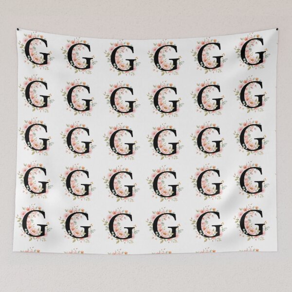 Item preview, Elegant Letter G Floral Watercolor Monogram designed and sold by ITCHAWAWAA.