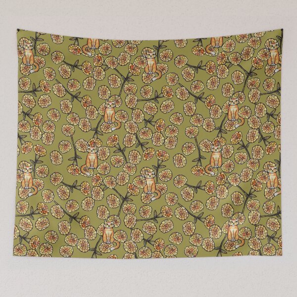 Item preview, Marigold Ginger Cat designed and sold by lacychenault.