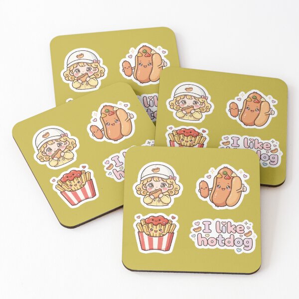 Item preview, Food chibidi stickers designed and sold by Goth Pets .