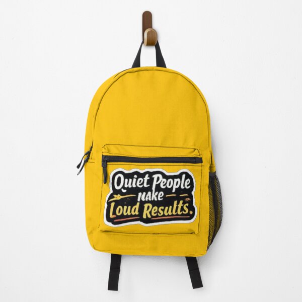 Item preview, Quiet People Make Loud Results Motivational Hand Lettered Sticker designed and sold by Nicolae-SCROCIOB-Shop.