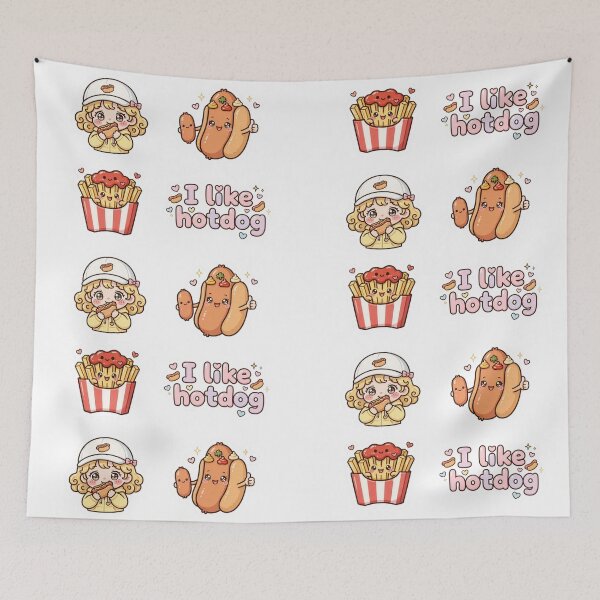 Item preview, Food chibidi stickers designed and sold by Goth Pets .