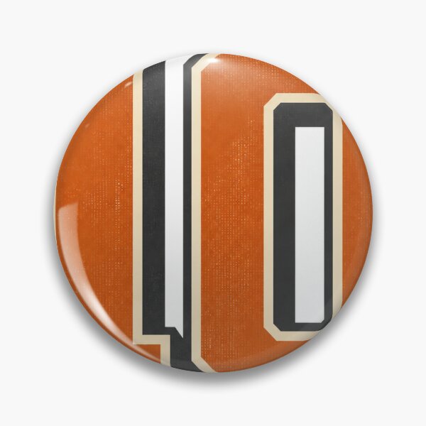 Item preview, Vintage Number 10 Football Graphic – Burnt Orange Athletic Style designed and sold by Tarun Thakur.