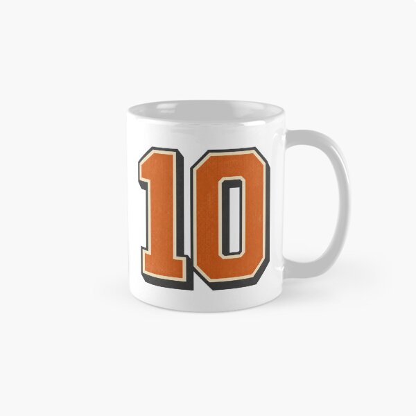 Item preview, Vintage Number 10 Football Graphic – Burnt Orange Athletic Style designed and sold by Tarun Thakur.