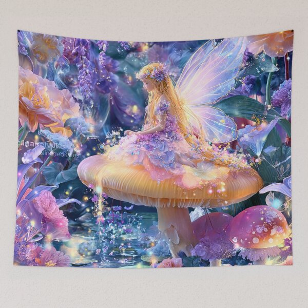 Item preview, Enchanted Fairy Garden Mushroom Princess designed and sold by Storybook Botanica.