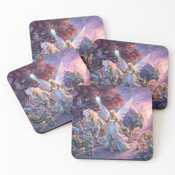 Item preview, Fairy Leading Magical Creatures Parade designed and sold by Storybook Botanica.