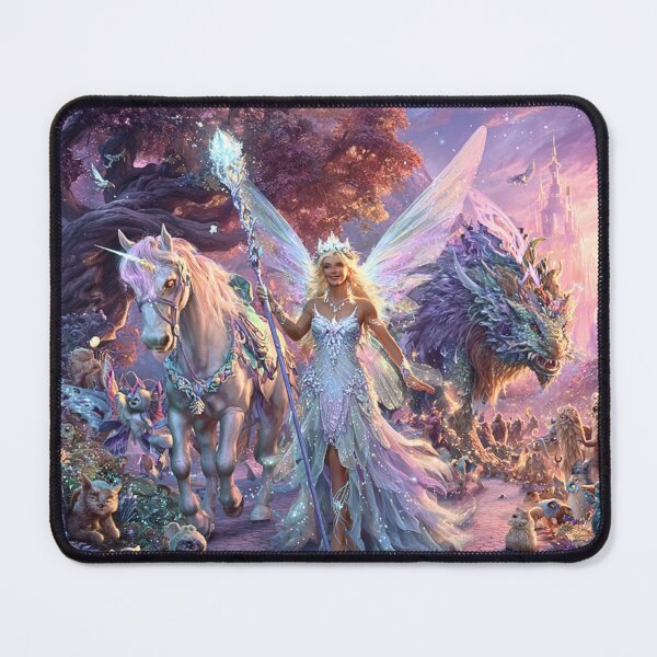 Item preview, Fairy Leading Magical Creatures Parade designed and sold by Storybook Botanica.