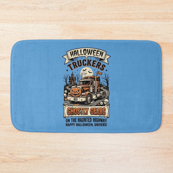 Item preview, On the haunted highway - Halloween for truckers  designed and sold by ParadoxParadox.
