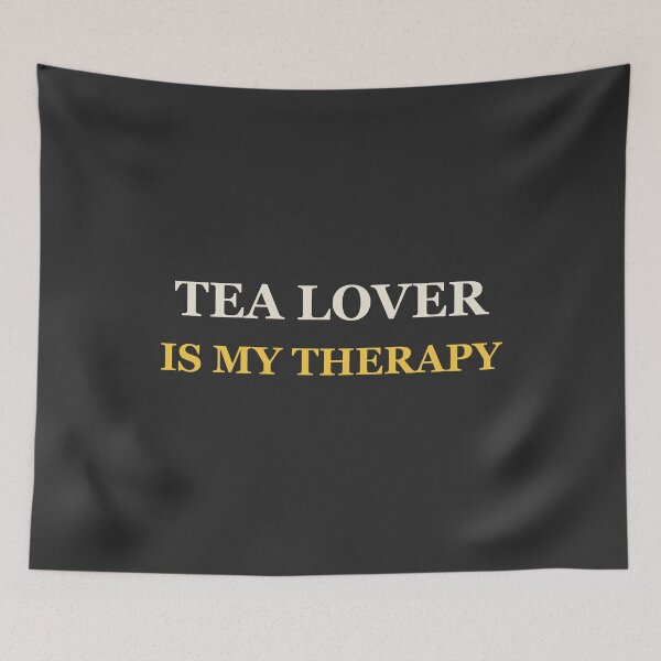 Item preview, Tea Lover Is My Therapy - Tea Lover designed and sold by RetroThreadWorks.