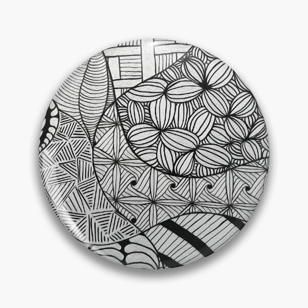 Artikelvorschau, Schwarz-Weiß-Zentangle entworfen und verkauft von JCTurn.