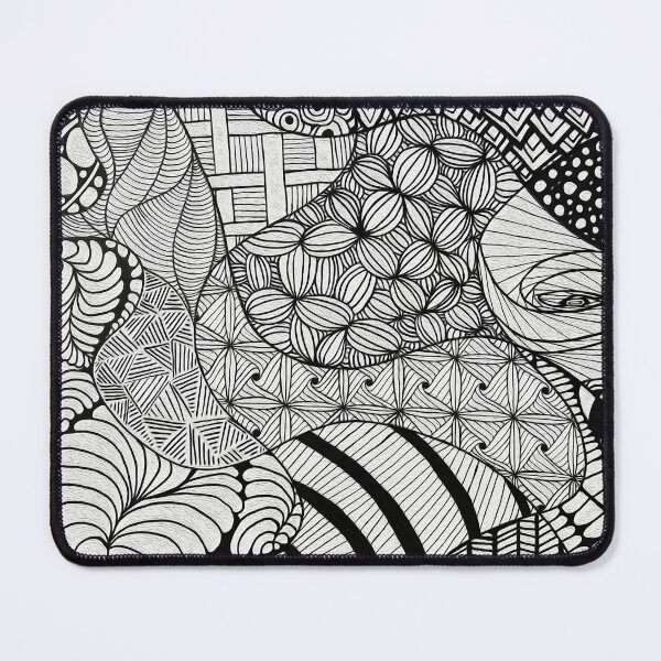 Item preview, Black and White Zentangle designed and sold by JCTurn.
