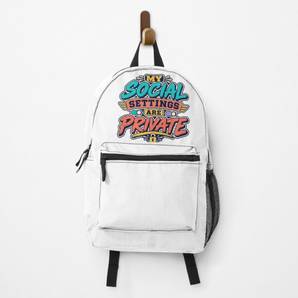 Item preview, My Social Settings Are Private Humor designed and sold by FZ Studio .