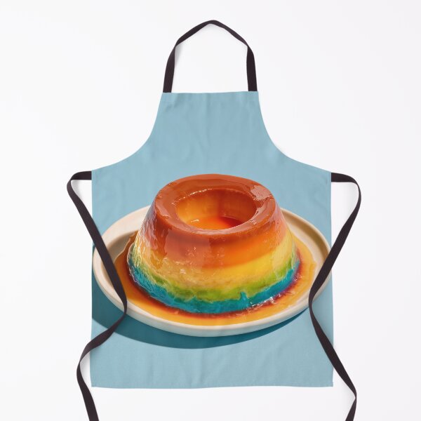 Item preview, Colorful Rainbow Flan – Creative Rainbow Dessert 2 designed and sold by WordPlayStudio.