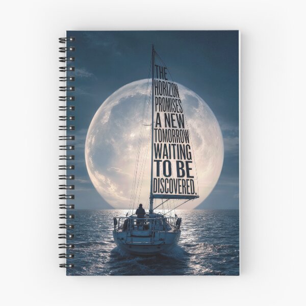 Item preview, Sailboat in Moonlight with Inspirational Quote designed and sold by Maria Dryfhout.