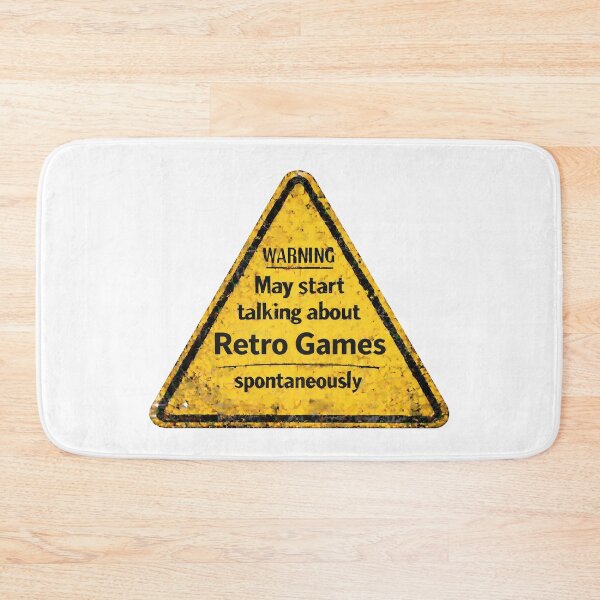 Item preview, Warning May Start Talking About Retro Games Funny Gamer Design. designed and sold by The-T-In-Retro.