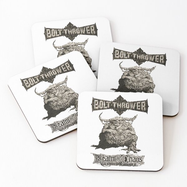 Item preview, Bolt Thrower Band Realm Of Chaos album vintage artwork slaves to darkness designed and sold by shirtgrass.