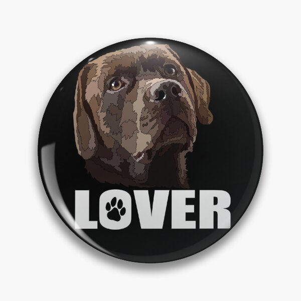 Artikelvorschau, Schokoladenbrauner Labrador-Liebhaberhund entworfen und verkauft von Just-Arts-4U.