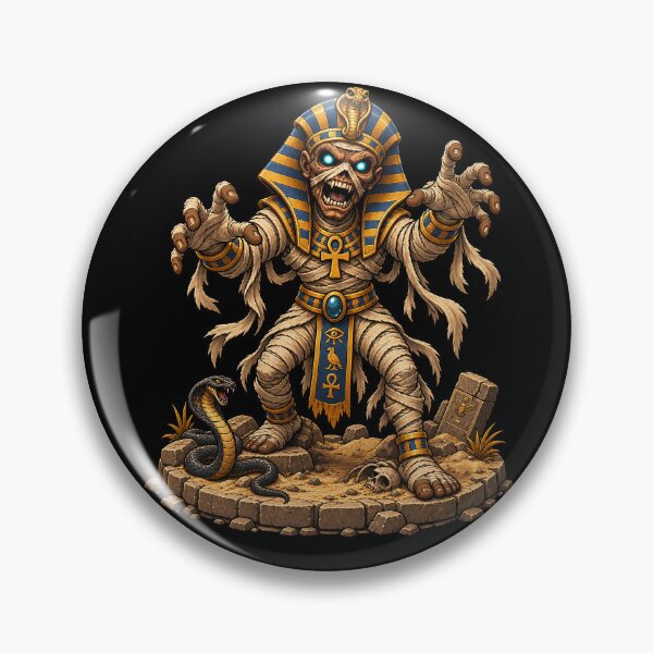 Item preview, Chibi Mummy Monster | Classic Monster | Halloween Horror Art designed and sold by avariceattire.