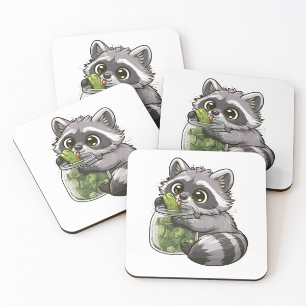 Item preview, Funny Raccoon Eating Pickles – Cute Pickle Lover Raccoon designed and sold by AceEye.