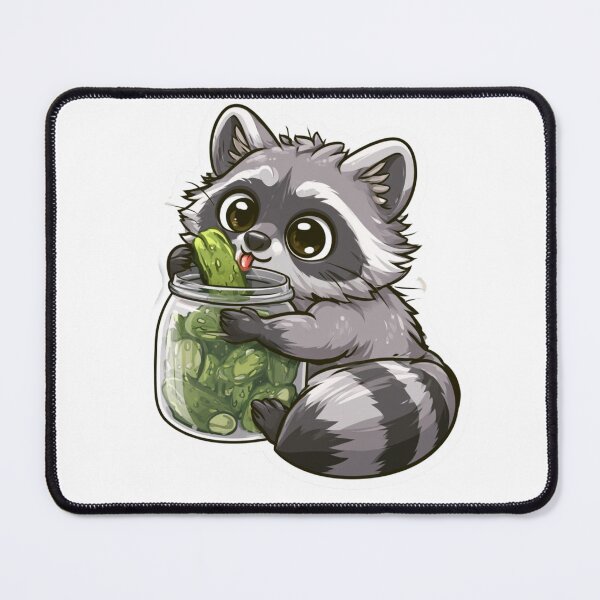 Item preview, Funny Raccoon Eating Pickles – Cute Pickle Lover Raccoon designed and sold by AceEye.