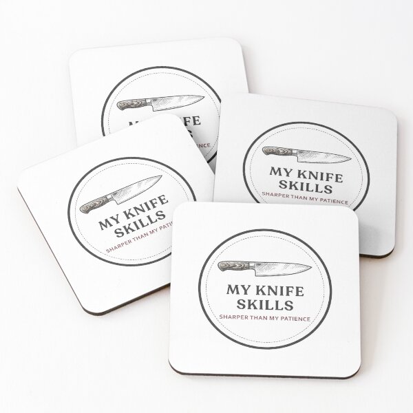 Item preview, My Knife Skills Sharper Than My Patience Funny Chef Design designed and sold by Behind The Pass.