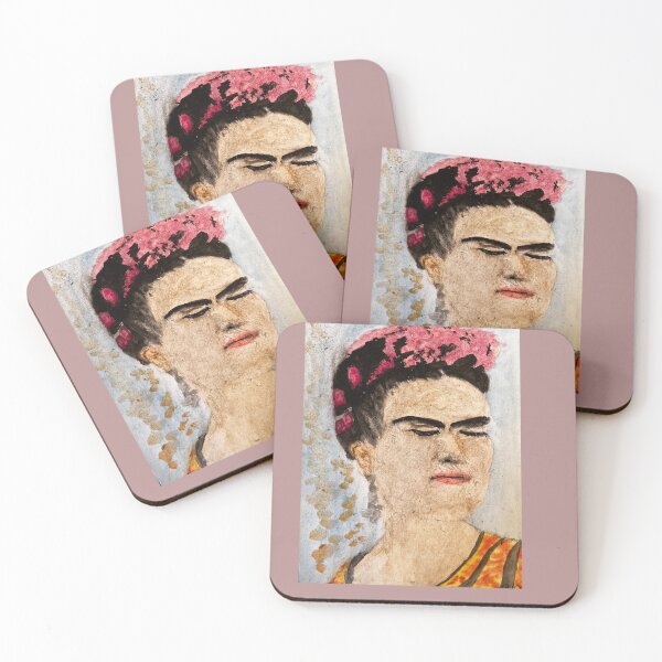 Item preview, Frida Kahlo Inspired Tribute Portrait  designed and sold by BirdandaBrush.