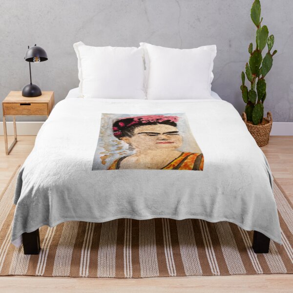 Item preview, Frida Kahlo Inspired Tribute Portrait designed and sold by BirdandaBrush.