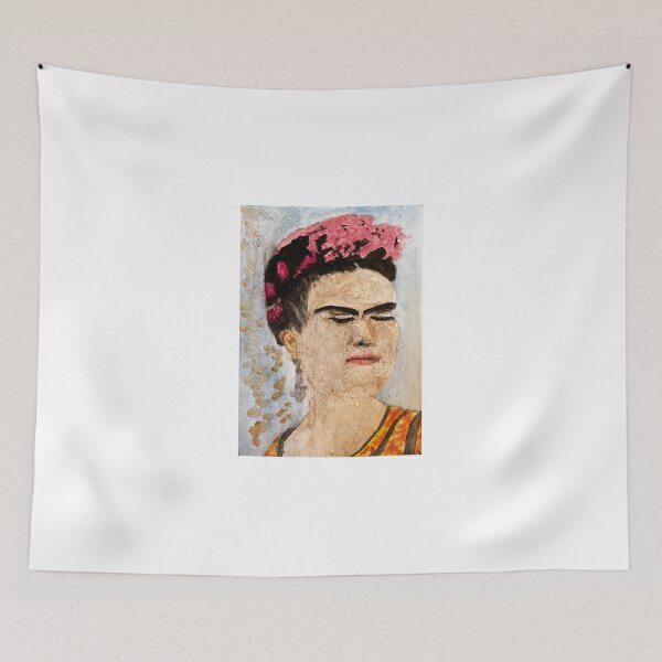 Item preview, Frida Kahlo Inspired Tribute Portrait  designed and sold by BirdandaBrush.