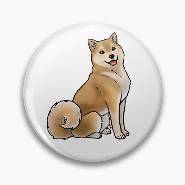 Item preview, Dog - Hokkaido - Red Sesame designed and sold by Jennifer Stolzer.