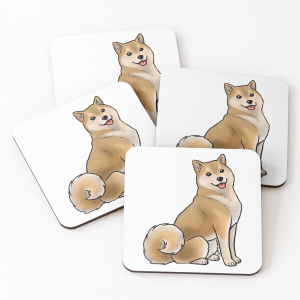 Item preview, Dog - Hokkaido - Red Sesame designed and sold by Jennifer Stolzer.