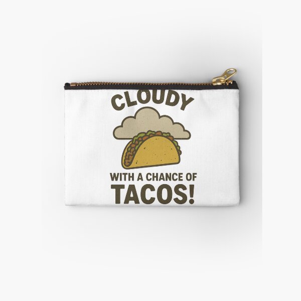 Item preview, Cloudy with a Chance of Tacos T-shirt designed and sold by Pickleball 623.
