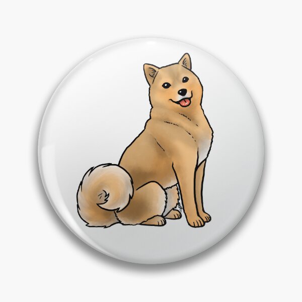 Item preview, Dog - Hokkaido - Red designed and sold by Jennifer Stolzer.