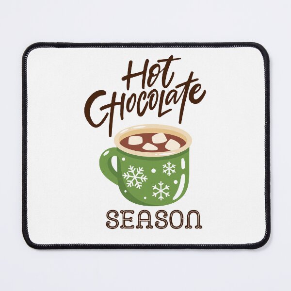 Item preview, Hot Chocolate Season – Cozy winter design with hot chocolate & marshmallows designed and sold by PureHopeStudio.