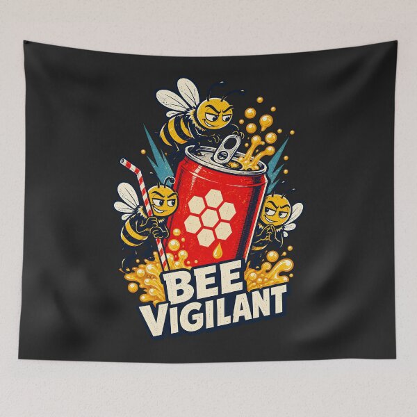 Item preview, Bee Vigilant of Soda designed and sold by palaco210.